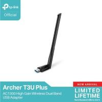 ราคา Archer T3U Plus AC1300 High Gain Wireless Dual Band USB Adapter ตัวรับสัญญาณ WiFi (High Gain Wireless) ผ่านคอมและโน้ตบุค (3044355722)