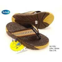 ราคา [ลด12% ใช้โค้ด 66FASH12] Scholl Brazillian3 3u-1976 รองเท้าคีบ ชาย หญิง (สีน้ำตาล) (1892728060)