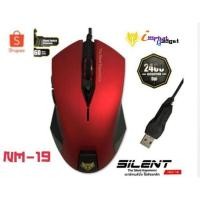 ราคา HOT SALEพร้อมส่งเม้าส์ไร้เสียงคลิก NUBWO Silent รุ่นNM-19 (1893874447)