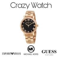 ราคา (กรอกโค้ด HOTHIT30 ส่วนลด 30% min 0 max 100) MICHAEL KORS Norie Black Dial Ladies Rose Gold Tone Watch MK3585 (2782678082)