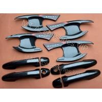 ราคา เบ้ากันรอยและครอบมือจับ โตโยต้า รีโว้ toyota revo รุ่น4ประตู ลายแคฟล่า (2284394568)