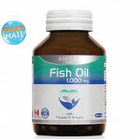 ราคา . Amsel Fish Oil แอมเซล น้ำมันปลา 1000 mg ( 60 เม็ด ) น้ำมันปลาบำรุงสมอง แจกcode "NEWCLIN0000" (1926400331)