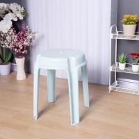 ราคา Dohome เก้าอี้พลาสติกกลม A รุ่น J227 สีฟ้าหินอ่อน |AB| (4061252689)