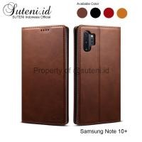 ราคา Suteni เคสหนังแบบพับได้สําหรับ Samsung Galaxy Note 10 Plus / Note 10 + - เคสหนัง Ori J01 (3581084412)
