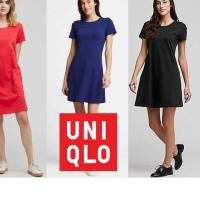 ราคา UNIQLO Xv F039 ชุดมินิเดรสผ้าฝ้ายสําหรับผู้หญิง (Symbol1 (3286395514)