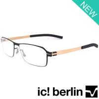 ราคา Ic Berlin แว่นตารุ่น 008 C-4 สีดำขาทอง Lars D กรอบเต็ม ขาข้อต่อ วัสดุ สแตนเลส สตีล Eyeglass (2610028692)