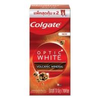ราคา ยาสีฟันคอลเกต ออฟติคไวท์ 100กรัม x 2 หลอด Colgate Optic White Volcanic Mineral (3046369015)