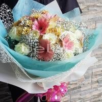 ราคา ช่อดอกกุหลาบช่อดอกไม้ช่อดอกไม้ช่อดอกกุหลาบช่อดอกไม้สําหรับตกแต่งวันเกิดวาเลนไทน์ (3583007703)