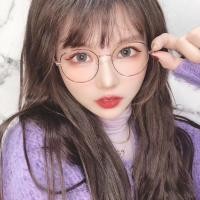 ราคา แว่นสายตาสั้น แว่นสายตาสั้นกรองแสง ทรงหยดน้ำ กรอบโลหะ แว่นตา แบบสายตาสั้น สไตล์เกาหลี สําหรับผู้หญิง (3034681740)