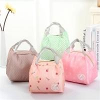 ราคา Sf กระเป๋าพกพาอาหารกลางวันแบบพกพาฉนวนหนาพีชผิวหนัง (3350078435)