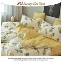 ราคา ชุดเครื่องนอนผ้าฝ้ายผ้าลินินลายสับปะรดสีเหลือง 100x200-200x200 (3033857714)