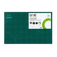 ราคา ONE แผ่นยางรองตัด GA-01A3 ขนาด 30x45ซม. A3 สีเขียว (3582955248)