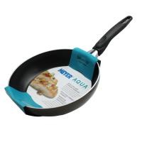 ราคา MEYER AQUA กระทะผัดอลูมิเนียมทรงตื้น เคลือบผิวลื่น Open French Skillet ด้ามจับไม่ร้อนมือ ขนาด 24 ซม. (17124-T) (3946791919)
