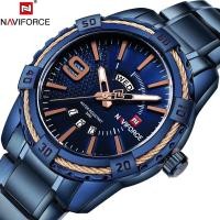 ราคา Naviforce นาฬิกาข้อมือควอตซ์แฟชั่นสายแสตนเลสหรูหราสําหรับบุรุษ (4444165902)