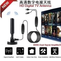 ราคา [เสาอากาศสัญญาณคู่] เสาอากาศขยายสัญญาณ Hdtv 30dbi 200 Miles 1080P ดิจิตอล Hd Skywire 4K สําหรับทีวีดิจิตอล (5046298017)