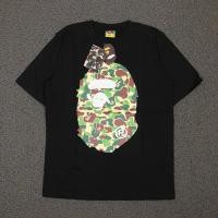 ราคา A BATHING APE เสื้อยืดพิมพ์ลาย A BAPE APE HEAD FACE CAMO สีดําพรีเมี่ยมของแท้ (5280910516)