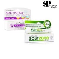 ราคา [ทักแชท รับโค้ดส่วนลด] Setสุดคุ้ม Provamed Rapid Clear Acne Spot Gel 10g +Provamed Scar Zone Acne 10g. (1285815994)