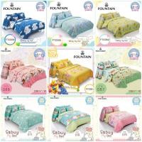 ราคา Flash deals FOUNTAIN เซตผ้านวม+ปู5,6ฟุต ลายลิขสิทธิ์แท้100%ฃ (1269575822)