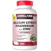 ราคา Kirkland Signature Calcium Citrate Magnesium and Zinc, 500 Tablets (Exp. 12/2023) (2421407071)