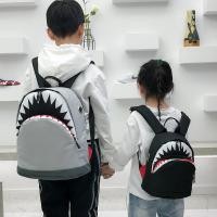 ราคา กระเป๋าเป้สะพายหลังกระเป๋านักเรียนพิมพ์ลายการ์ตูนปลาฉลามสําหรับเด็ก (3159478567)