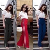 ราคา MF9349Set 2 ชิ้น เสื้อเชิ้ตแขนสั้น ผ้าทอคอตตอน มาพร้อมกางเกงขายาว เนื้อผ้าวอร์ม แต่งแถบ 2 ข้าง จะใส่เดี่ยวแมทซ์ (2754640322)