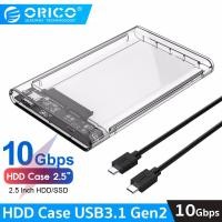 ราคา ORICO 2139C3-G2 กล่องอ่าน HDD 2.5" แบบ USB 3.1 Type-C เคสไม่รวม Hdd 2.5 inch Type-C Hard Drive Enclosure Clear (3210033450)