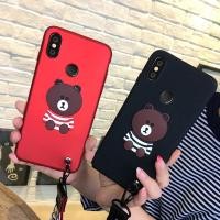 ราคา เคสโทรศัพท์พิมพ์ลายการ์ตูนหมีพร้อมสายคล้องสําหรับ Xiaomi Redmi Note 7 Mi Mix 3 (1974603697)
