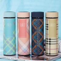 ราคา [] มีให้เลือก 5 สี กระบอกน้ำเก็บอุณหภูมิ กระติกน้ำ กระบอกน้ำ ขวดน้ำ สแตนเลส ลายสก็อต ขนาด 400 ML. (2914351467)