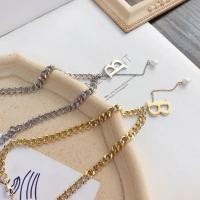 ราคา จี้สร้อยคอสแตนเลสพิมพ์ลายตัวอักษรสไตล์เกาหลี B (2969018753)