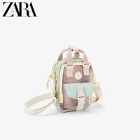 ราคา Zara ใหม่กระเป๋าสะพายไหล่สําหรับสตรีพลาสติกขนาดมินิ Messenger เก็บโทรศัพท์มือถือสีชมพู&สีฟ้า (3443134223)