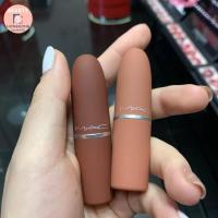 ราคา MAC Powder Kiss Lipstick #316 DEVOTED TO CHILI #314 MULL IT OVER ฮ่องกงช็อปปิ้ง แท้100% npUTabaa (3029341033)