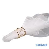 ราคา [Takejoynew 0617] แหวนผ้าเช็ดปากประดับเพชรสีทองสําหรับงานแต่งงาน (3792087113)