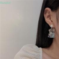 ราคา Bluevelvet ต่างหูคริสตัลเรซิ่นรูปหมีน่ารักหลากสีสันสําหรับผู้หญิง (4584483132)
