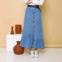 ราคา กระโปรงยีนส์ / กระโปรงยาว / กระโปรงอสมมาตร / กระโปรงยีนส์ / กระโปรงยีนส์ (5583425449)