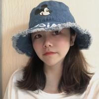 ราคา หมวกบักเก็ตผ้ายีนส์ลายมิกกี้เมาส์สไตล์เกาหลี (3634538538)