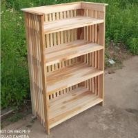 ราคา Sukthong@เเพร่ ชั้นโชว์ ชั้นวางของไม้สักทอง 4 ชั้น รุ่น สีไม้สักธรรมชาติ ไม้ดิบ(ไม่ได้ทำสี) (5956694545)