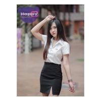 ราคา กระโปรงทรงเอผ่าหน้า(ผ้าฮานาโกะ)ความยาว14-16-18 (3665529057)