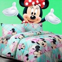 ราคา ชุดผ้าปูที่นอนลายมินนี่ผ้าฝ้ายผ้าลินินชุดผ้าปูที่นอน (3484462265)
