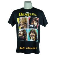 ราคา เสื้อวง The Beatles เสื้อไซส์ยุโรป เดอะบีเทิลส์ PTA1058 เสื้อวินเทจ ลายอมตะ (2540243288)