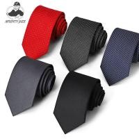 ราคา เนคไทผู้ชายสีดําเนคไทผูกชายชุดสูทแต่งงานสีแดงมือกว้าง (2938441433)