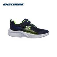 ราคา Skechers สเก็ตเชอร์ส รองเท้า เด็กผู้ชาย Microspec Shoes - 97536L-NVLM (8524010917)