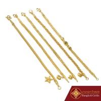 ราคา Bangkok Golds สร้อยข้อมือ คละลาย น้ำหนัก 2 สลึง ทองคำแท้ 96.5% เลือกลายได้ค่ะ *ทองเยาวราช (5237076738)