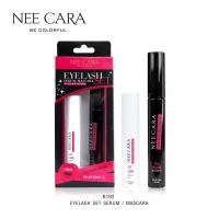 ราคา NEE CARA MASCARA EYELASH SET SERUM N192 นีคาร่า มาสคาร่า ที่ปัดขนตา มาสคาร่าบำรุงขนตา (6657362624)