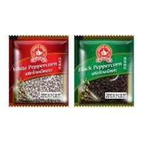 ราคา ง่วนสูน พริกไทยเม็ดขาว พริกไทยเม็ดดำ ซองซาเช่ 10 g ขนาดใหม่ Ground White and Black Peppercorn Sachet (3407457773)
