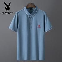 ราคา Playboy เสื้อยืดโปโล แขนสั้น สไตล์ฤดูร้อน สําหรับผู้ชาย (8431017807)