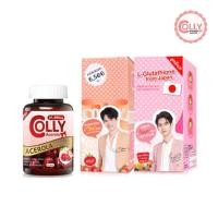 ราคา CollyOfficial - ชุด A7 Colly Gluta C Plus X1 + Colly Collagen Plus Lycopene 6500 mg. X1 + Vitamin C colly acerola cherr (4775378635)