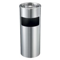 ราคา SUNVO ถังขยะสแตนเลสพร้อมที่เขี่ยบุหรี่ สีเงิน (7582530208)