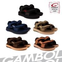 ราคา GAMBOL แกมโบล รองเท้าแตะรัดส้นชาย GM45044 สีดำ, น้ำตาล, แทน, ครีม, กรม Size 40-44 (1534121890)
