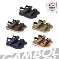 ราคา GAMBOL แกมโบล รองเท้าแตะรัดส้นชาย GM45051 Size 40-44 (6159801616)