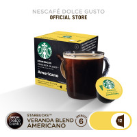 ราคา STARBUCKS BY NESCAFE DOLCE GUSTO AMERICANO VERANDA BLEND 12 แคปซูล 1 กล่อง (5831826477)